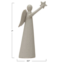 Stoneware Angel with Star