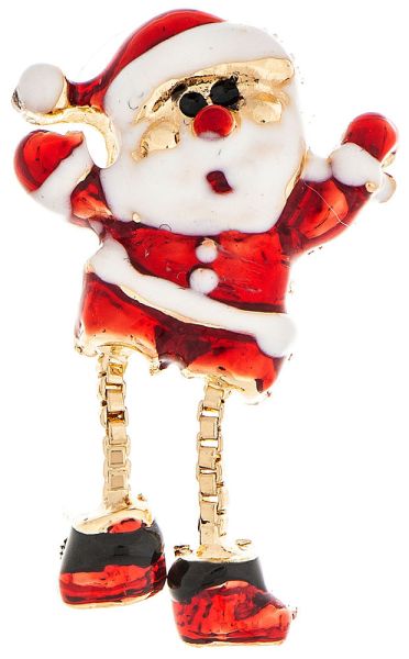 Standing Santa Earring