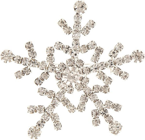 Silver Snowflake Tack Pin