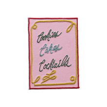 Handmade Paper & Embroidered Fabric Bound Recipe Book w/ 160 Ruled Pages