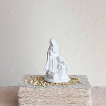 Stoneware Holy Family, White