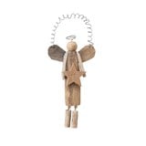 Driftwood & Metal Wire Angel Wall Decor, Natural (Each Will Vary)