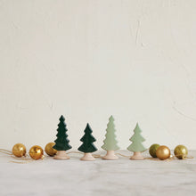 2"L x 4"H Stoneware Tree with Unglazed Base, 2 Colors