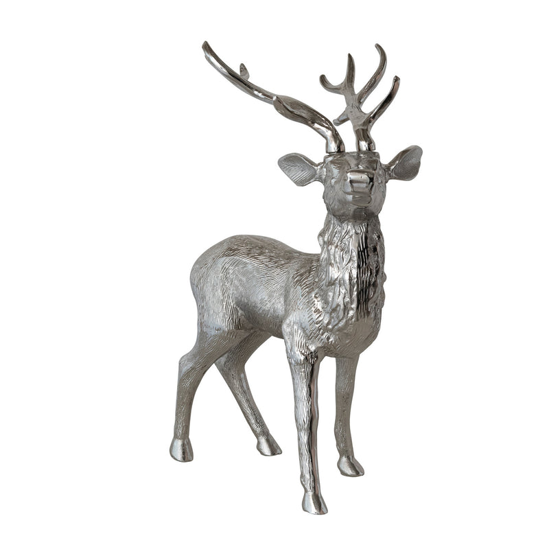 Cast Aluminum Deer with KD Antlers
