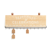 Birthday Celebration Calendar