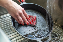 Red Chainmail Scrubbing Pad