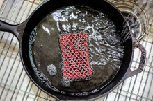 Red Chainmail Scrubbing Pad