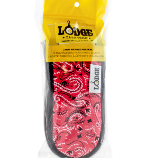 Set of 2 Red Bandana Hot Handle Holders