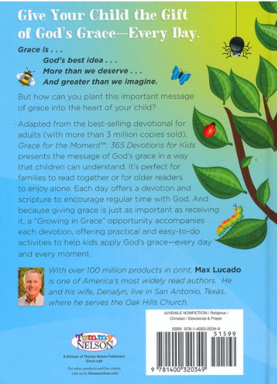 Grace for the Moment: 365 Devotions for Kids
